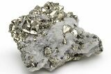 Octahedral Pyrite Crystal Cluster - Peru #231529-1